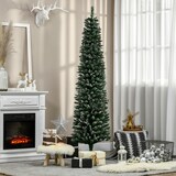 thumbnail of HOMCOM Árbol de Navidad Estrecho 190 cm con 570 Ramas y Soporte de Metal Árbol Navideño para Salón Interior Verde
