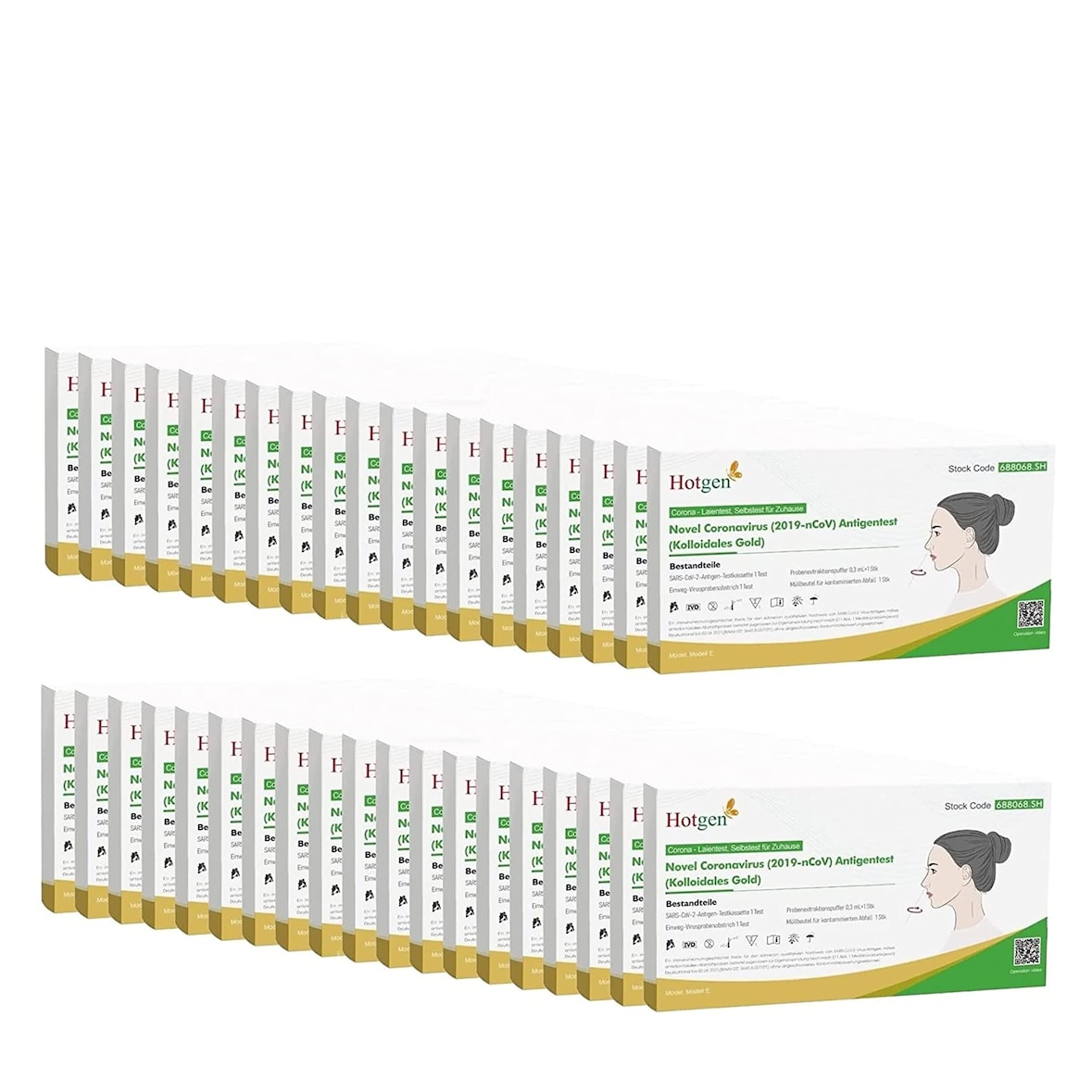 Hotgen Covid-19 Antigen-Schnelltest 20 Stück nasal Coronatest Antigenschnelltest