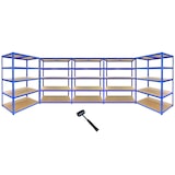thumbnail of Monster Racking T-Rax Sterke Opslagrekken, Blauw, 120cm B, 60cm D, Set van 9