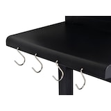 thumbnail of Holzkohlegrill HWC-K94, Grillwagen Standgrill BBQ Gartengrill mit Deckel Ablage, Stahl Emaille 110x153x60cm schwarz