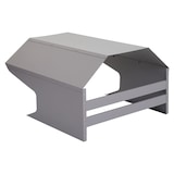 thumbnail of Garaje para robot cortacésped HWC-L43, cubierta para cortacésped, metal 40x59x69cm ~ gris