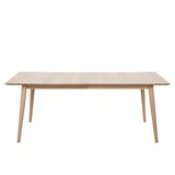 thumbnail of Canes Esszimmertisch aus Eiche Furnier und Eiche massiv weiß gelaugt.