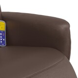 thumbnail of vidaXL Massagesessel mit Fußteil Braun Kunstleder