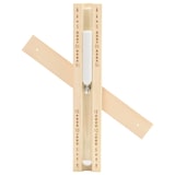 thumbnail of vidaXL 2-in-1 Sauna-Hygrothermograph und Sanduhr Set Massivholz Kiefer