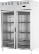 thumbnail of EURAST - Kühlschrankschrank 2 glastüren 530x650 gn 2/1 oder 400x600 - 1400x820x2010 mm - 380 W 230/1V - 72699509