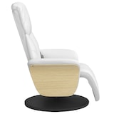 thumbnail of vidaXL Massagesessel mit Fußteil Weiß Kunstleder