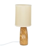 thumbnail of Lámpara de mesa ANDRE E14 hasta 25W Marrón Beige Cerámica Acero inoxidable Tela LE109441