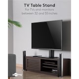 thumbnail of Goobay 58524 TV-Standfuß Basic Fix für Fernseher und Monitore zwischen 32 und 55 Zoll (81-140 cm), schwenkbar