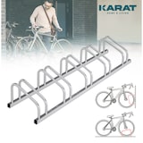 thumbnail of Fahrradständer Linus - Silber - Zur Boden- oder Wandmontage // für 5 Fahrräder