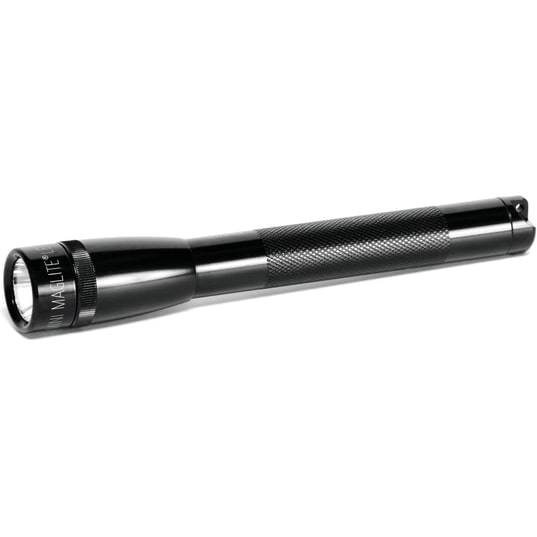 Mini Maglite LED 2x piles AA avec étui - Noir