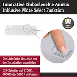 thumbnail of Paulmann Spot encastré LED White Select Aumus Kit de 3   rond 105mm 90°  3x5W 3x700lm 230V gradable 2700 - 6500K Chrome mat 92256