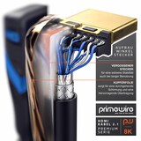 thumbnail of Primewire 8K Premium HDMI Ultra High Speed Kabel 2.1 90° gewinkelt, 7680 x 4320 @ 120 Hz mit DSC - 1m