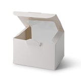 thumbnail of greenbox - Patisserie Boxen 13 x 11 x 8 cm, Zellulose-Fenster, weiß, 400 St.