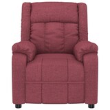 thumbnail of vidaXL Massagesessel Elektrisch Weinrot Stoff