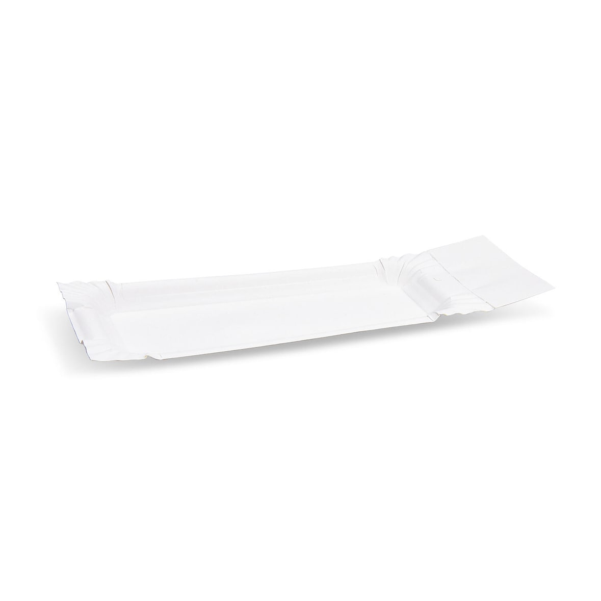 250x BIONATURE Pappteller mit Abriß aus Frischfaser  8 x 10 + 3 cm fettdicht weiß