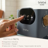 thumbnail of Cafetera Espresso 20 Bares Compatible Cápsulas Nespresso y Café Molido Espumador Leche, Briebe, Nodic, EC1180GRY, Gris