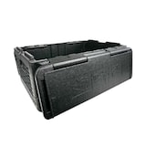 thumbnail of ECOLOMIQUE - 1 Pcs - Box pliante isotherme noire - 600x400mm, Hauteur: 250mm - ECO294ISOBOX38