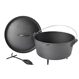 thumbnail of TAINO Dutch Oven Gietijzer 8L Ø 36cm Set Deksel Lifter Standaard Accessoires Gietijzer