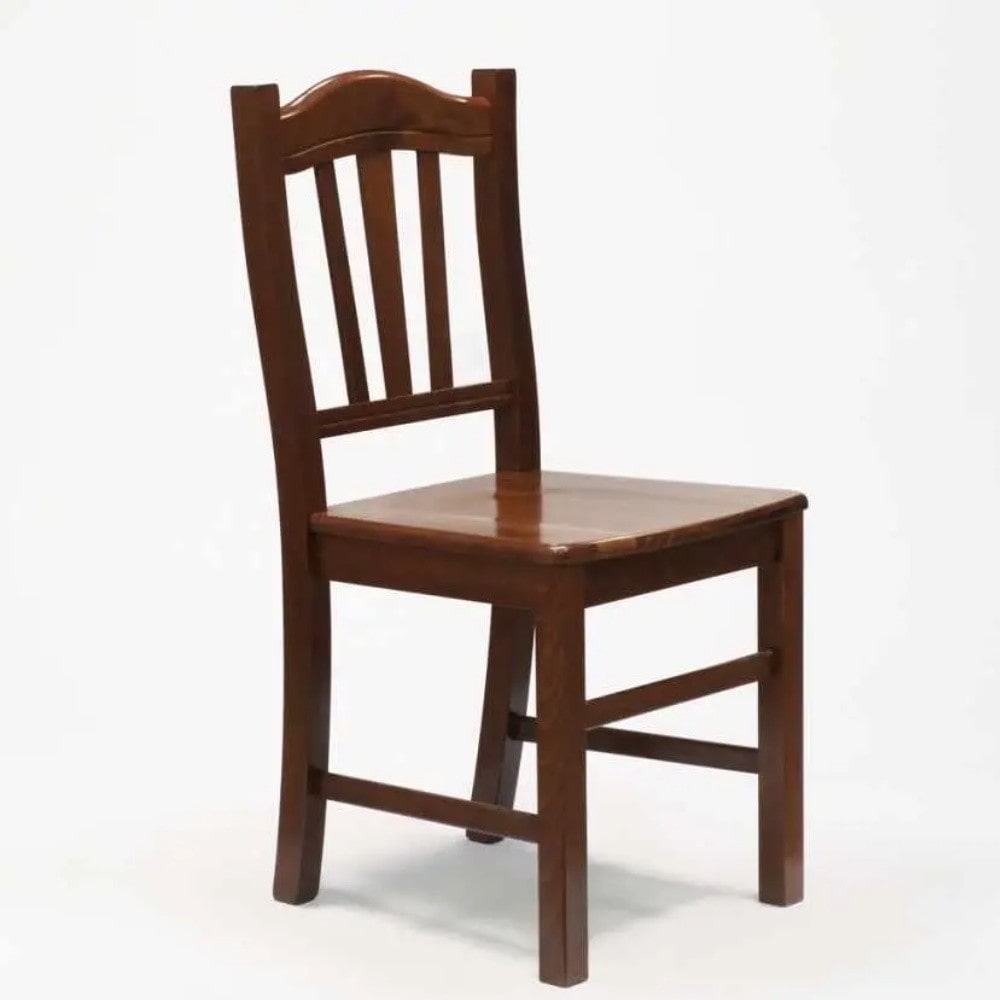 Sedia Effezeta Silvana in legno massello, H 95 cm L 46 cm