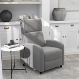 thumbnail of HOMCOM sillón relax reclinable hasta 160° sofá reclinable moderno con reposapiés para salón dormitorio soporta hasta 120 kg 64x86x102 cm