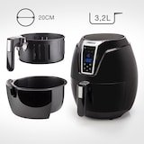 thumbnail of PRINCESS Aerofreidora Digital XL, Panel de Control Digital Táctil, Fácil de Limpiar, 1400 W, 3.2 Litros, Acero Inoxidable, Negro