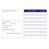 thumbnail of Lot de 5 Carnet de bord pour véhicules de service - 21,5x15 - 64 p.