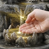 thumbnail of Brunnen LED Buddhafigur Kaskaden Zimmerbrunnen H: 25cm Tischbrunnen