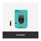 thumbnail of Logitech Rato sem fios M190 Vermelho