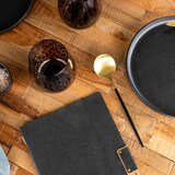 thumbnail of Securit® Menukaart A5 "Nature" - Zwart - Natuurlijke vezel - 4 zijden