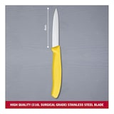 thumbnail of Victorinox coltello spelucchino Giallo lama liscia cm 8