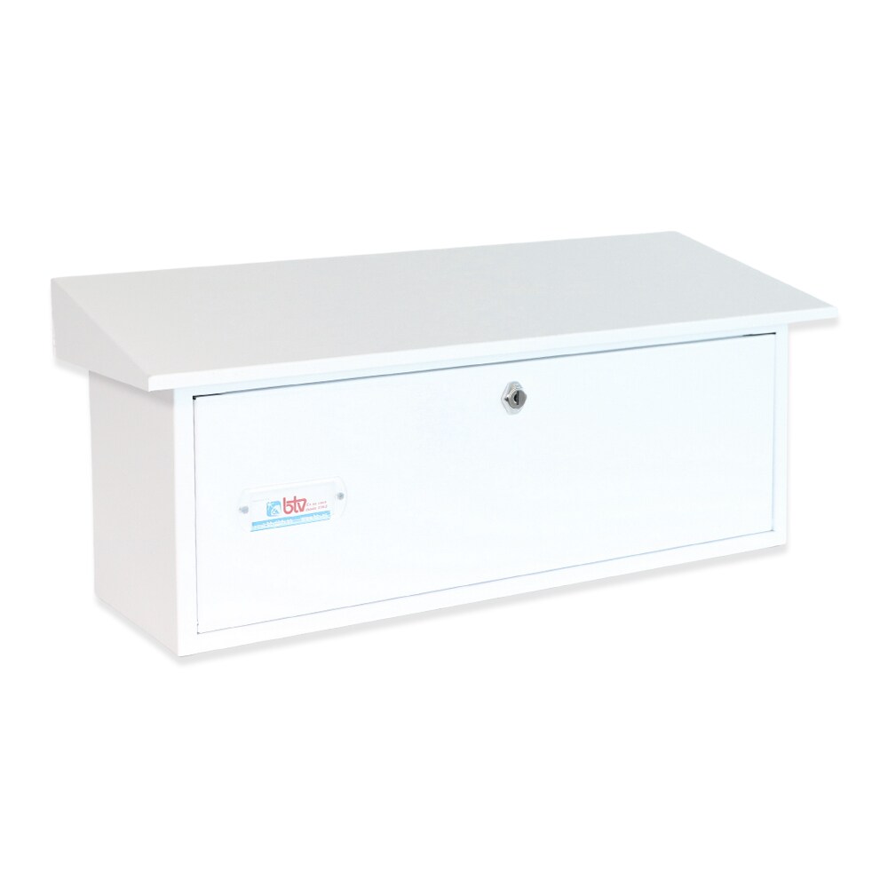 Buzón BTV para Reparto de Pan a Domicilio con cerradura de serreta | Buzón Panera de Exterior Fabricado en Acero Galvanizado |  26,4 x 17,9 x 61 cm.