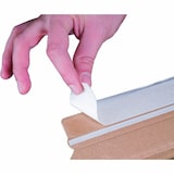 thumbnail of 100x Wellpappe Versandtaschen 335x500mm bis 50mm Höhe Selbstklebeverschluss Aufreißfaden für A3 braun