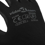 thumbnail of vidaXL Werkhandschoenen 12 pcs Zwart 9 / l Polyester