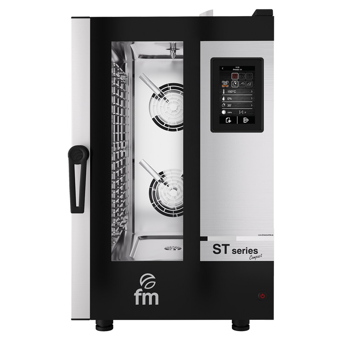 COMPACT stoominjectie combi-stoomoven - Aanraakpaneel - 6-19xGN1 - B530xD775mm - CMX-5319V