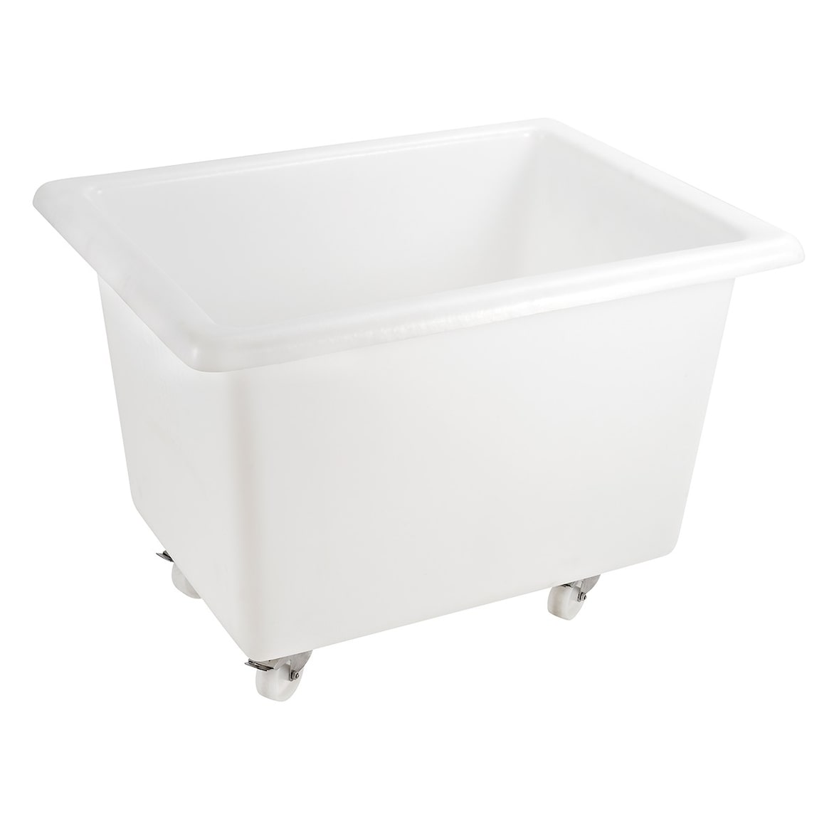 GILAC Bac grand volume - 4 roues pivotantes (2 freins) - 220 L - Blanc G147221
