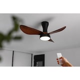 thumbnail of DUPI Ventilador de Techo PRO AIR | Motor DC Silencioso | 6 Velocidades | Luz LED Dimmable 3000–6000K | Temporizador | Ø 80 cm | Negro / Nogal