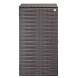 thumbnail of Casaria Mülltonnenbox Rattan Braun