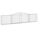 thumbnail of vidaXL Gabionen mit Hochbogen 6 Stk. 400x30x80/100cm Verzinktes Eisen