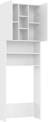 thumbnail of vidaXL Waschmaschinenschrank Weiß 64x25,5x190 cm