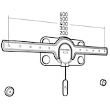 thumbnail of Erard FiXiT 600 ultra flache TV Wandhalterung für 40 bis 85 Zoll