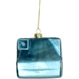 thumbnail of Christbaumschmuck 8,3cm Glas Fotoapparat Figur Handbemalt & mit Glitzer Weihnachtsbaum Anhänger Weihnachten Weihnachtsbaumschmuck Foto Kamera Blau