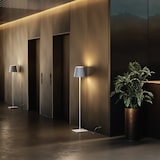 thumbnail of Poldina Stehleuchte Dunkelgrau 230V mit dimmbarem Stehleuchte 28x150cm - Modernes Design aus Aluminium
