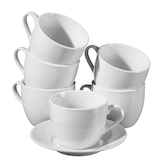 thumbnail of aro Tazza da caffè, porcellana, 150 ml, bianco, 6 pezzi