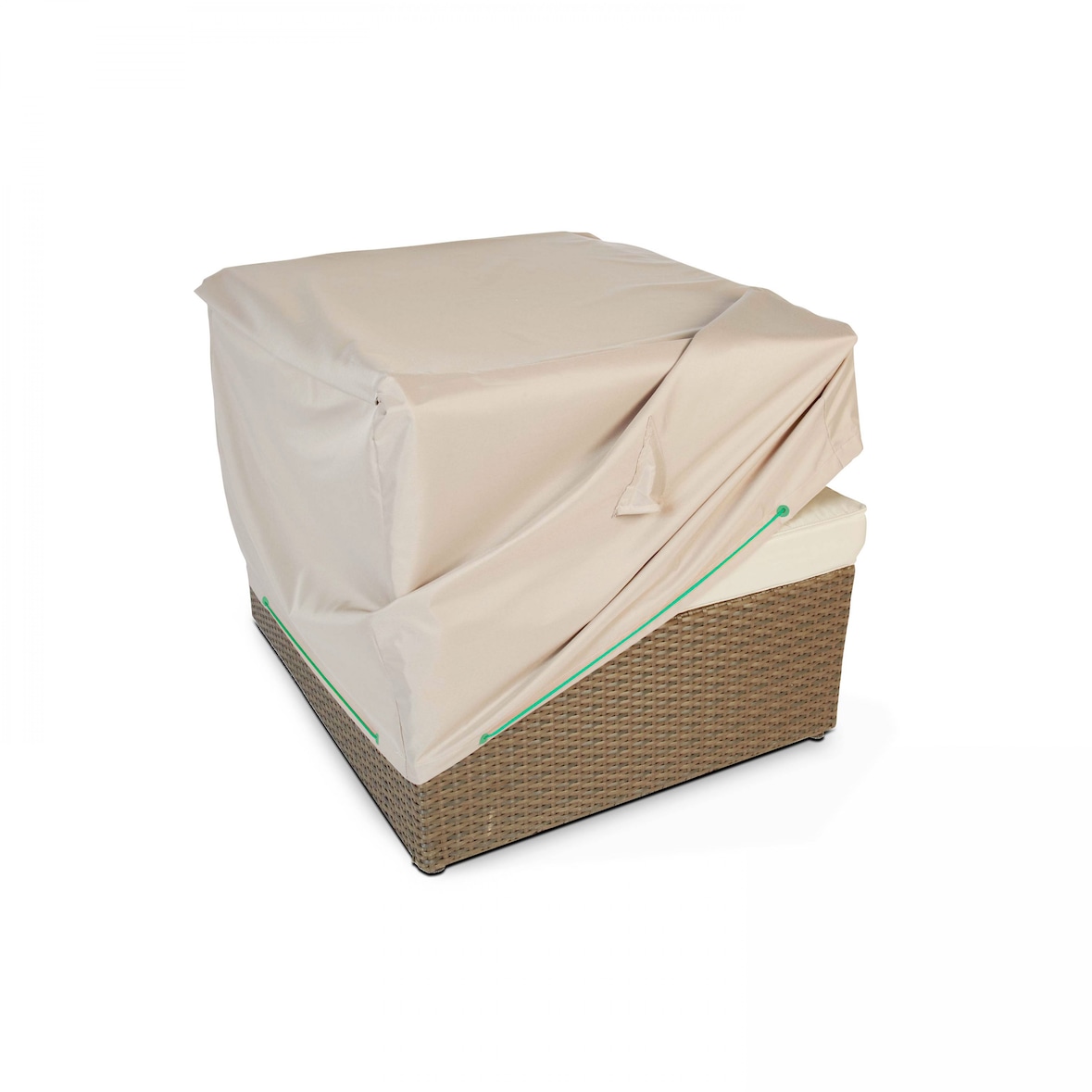 Schutzhülle für Gartensessel taupe