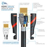 thumbnail of CSL 8k HDMI Kabel 2.1, 4K Ultra HD, UHD, Full HD, 3D, ARC, High Speed mit Ethernet, HDMI Typ A - 0,5m