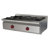 thumbnail of EURAST - Gaskookplaat met 2 branders, tafelmodel - 800x550x280 mm - 12,5 Kw - 33068055