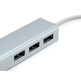 thumbnail of LevelOne USB-0503 Gigabit USB Netzwerkadapter mit USB Hub