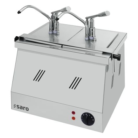 Saro Bainmarie 2 x 1/4 en 2 x 1/6 met pompkop model BM