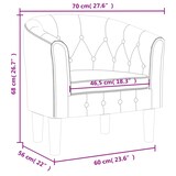 thumbnail of Chaise cabriolet noir similicuir Modèle Germonel