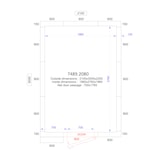 thumbnail of Chefgastro Kühl- und Frierzelle - 120mm BxTxH 2100x3000x2200mm